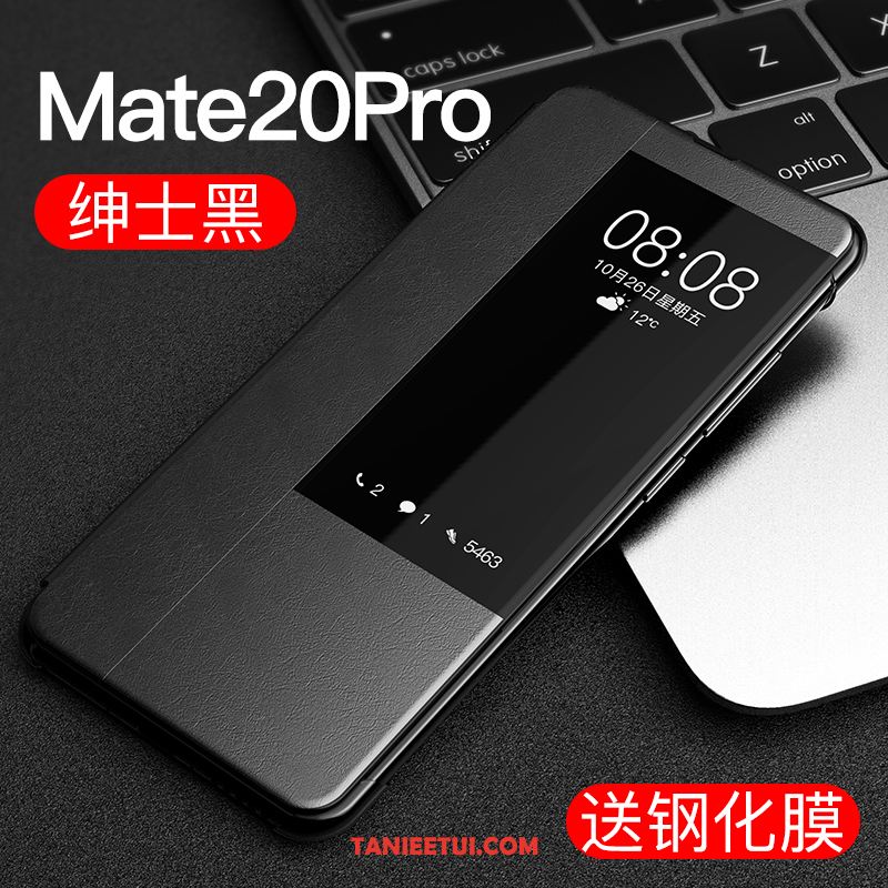Etui Huawei Mate 20 Pro Modna Marka Złoto Telefon Komórkowy, Obudowa Huawei Mate 20 Pro Osobowość Skórzany Futerał Różowe Złoto