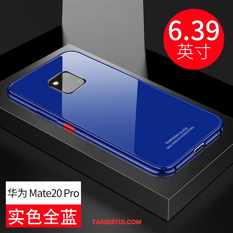 Etui Huawei Mate 20 Pro Nowy Szkło All Inclusive, Futerał Huawei Mate 20 Pro Metal Granica Czarny