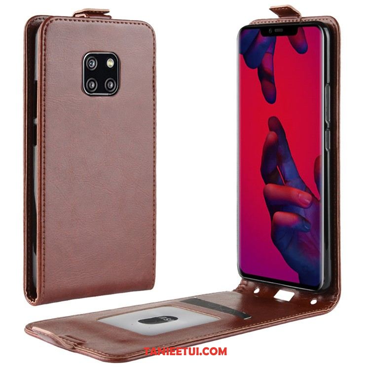 Etui Huawei Mate 20 Pro Ochraniacz Skórzany Futerał Czerwony, Obudowa Huawei Mate 20 Pro Telefon Komórkowy