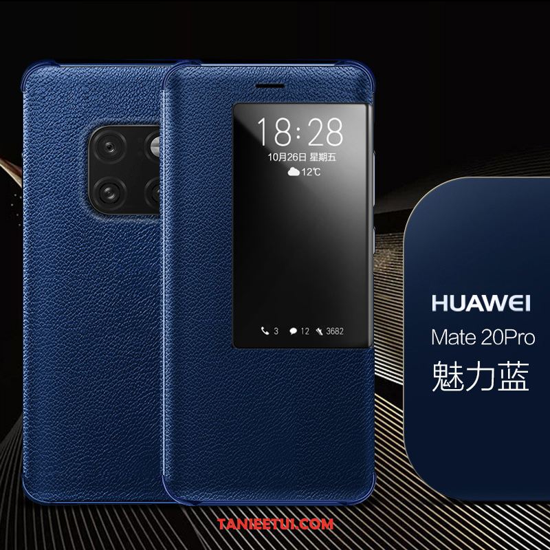 Etui Huawei Mate 20 Pro Prawdziwa Skóra All Inclusive Anti-fall, Futerał Huawei Mate 20 Pro Ochraniacz Osobowość Biznes