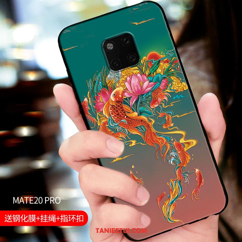 Etui Huawei Mate 20 Pro Silikonowe Relief Anti-fall, Futerał Huawei Mate 20 Pro Osobowość Modna Marka Ochraniacz