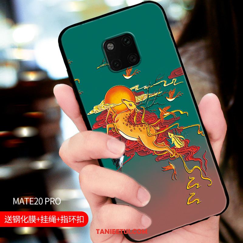 Etui Huawei Mate 20 Pro Silikonowe Relief Anti-fall, Futerał Huawei Mate 20 Pro Osobowość Modna Marka Ochraniacz