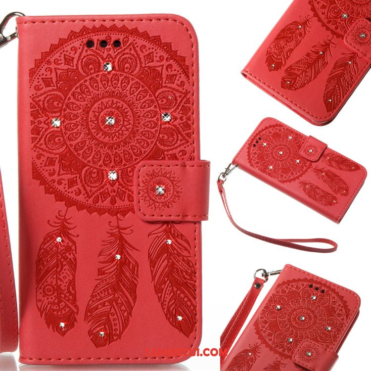 Etui Huawei Mate 20 Rs Miękki Wiszące Ozdoby Skórzany Futerał, Pokrowce Huawei Mate 20 Rs Modna Marka Silikonowe Rhinestone