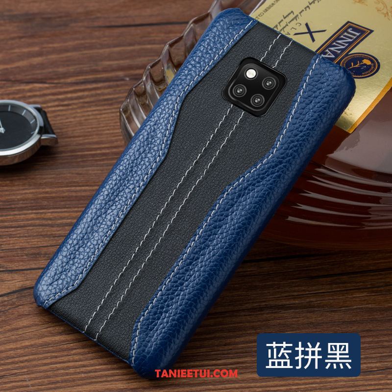 Etui Huawei Mate 20 Rs Prawdziwa Skóra Eleganckie Jakość, Pokrowce Huawei Mate 20 Rs Szycie Ochraniacz Luksusowy Braun