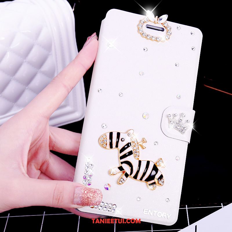 Etui Huawei Mate 20 Rs Skórzany Futerał Rhinestone Telefon Komórkowy, Obudowa Huawei Mate 20 Rs Czarny Anti-fall Miękki