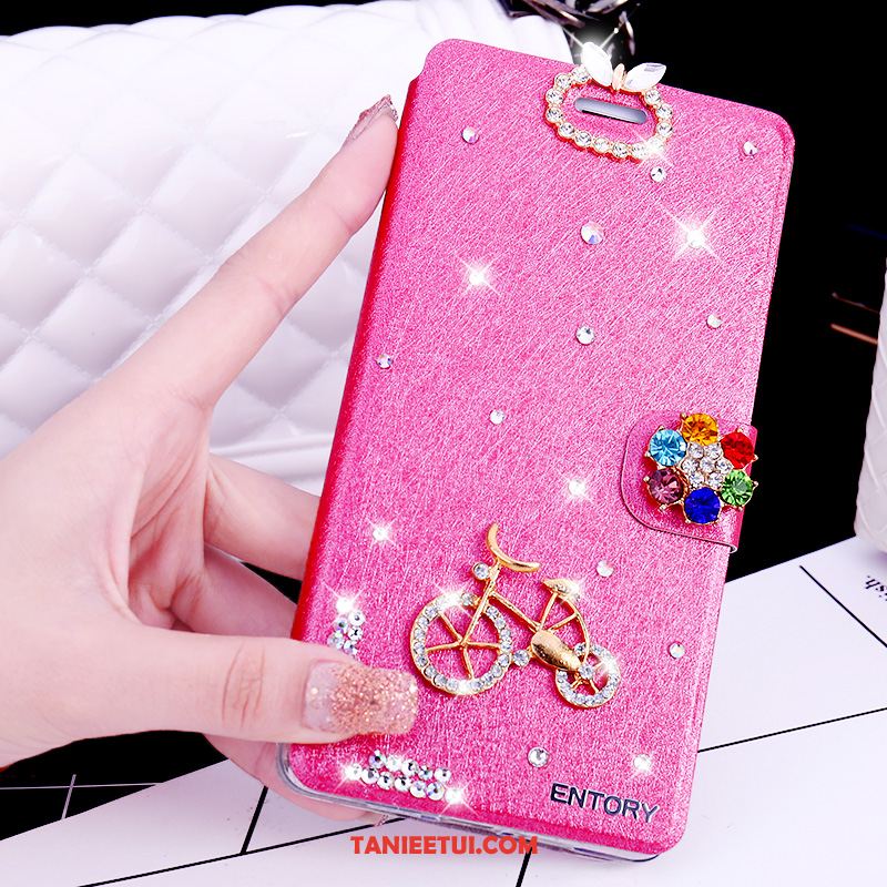 Etui Huawei Mate 20 Rs Skórzany Futerał Rhinestone Telefon Komórkowy, Obudowa Huawei Mate 20 Rs Czarny Anti-fall Miękki