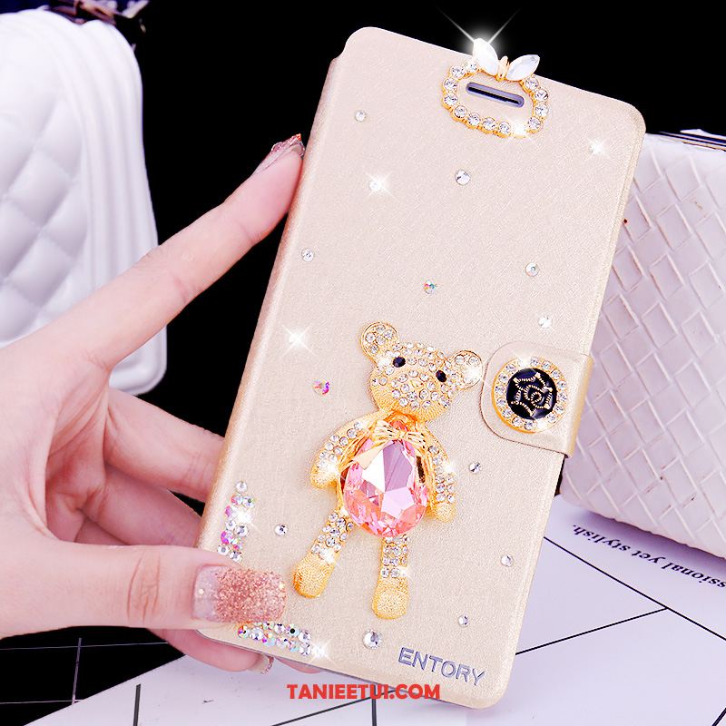 Etui Huawei Mate 20 Rs Skórzany Futerał Rhinestone Telefon Komórkowy, Obudowa Huawei Mate 20 Rs Czarny Anti-fall Miękki