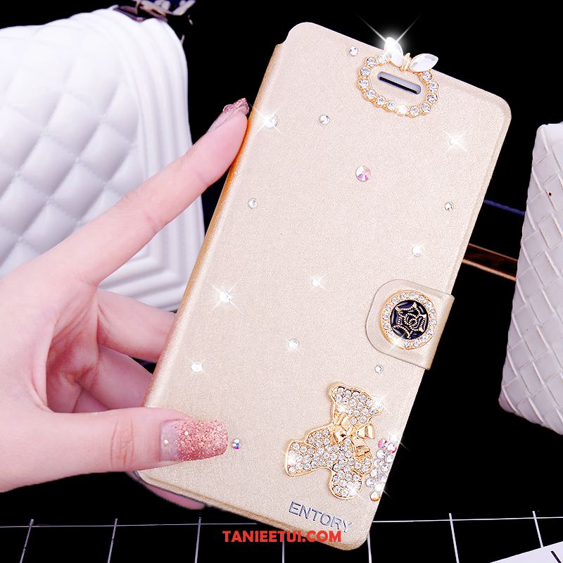 Etui Huawei Mate 20 Rs Skórzany Futerał Rhinestone Telefon Komórkowy, Obudowa Huawei Mate 20 Rs Czarny Anti-fall Miękki