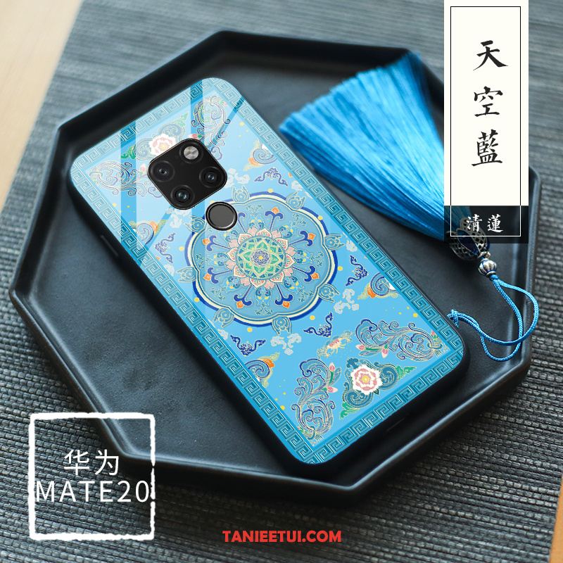 Etui Huawei Mate 20 Telefon Komórkowy All Inclusive Pałac, Obudowa Huawei Mate 20 Czerwony Wiatr Kwiatowa