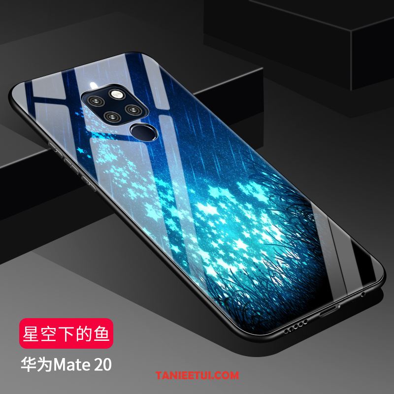 Etui Huawei Mate 20 Tendencja Szkło Hartowane Nubuku, Futerał Huawei Mate 20 Czerwony Netto Purpurowy Anti-fall