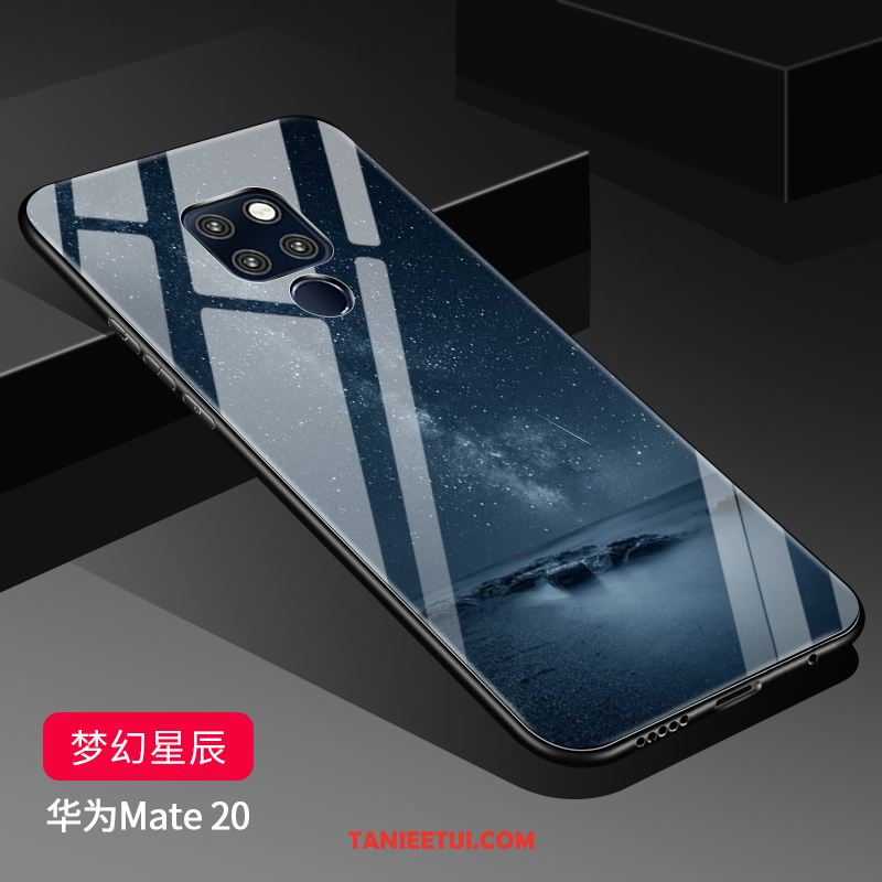 Etui Huawei Mate 20 Tendencja Szkło Hartowane Nubuku, Futerał Huawei Mate 20 Czerwony Netto Purpurowy Anti-fall