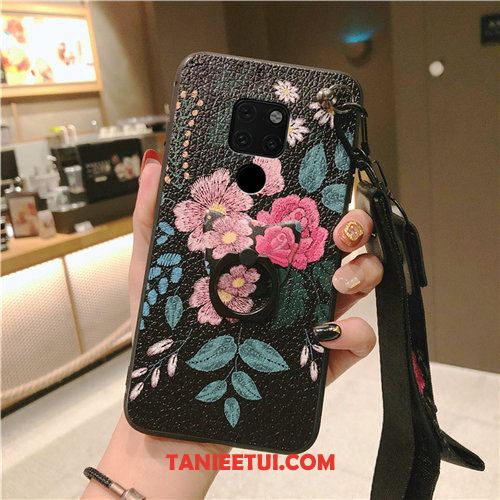 Etui Huawei Mate 20 Wiszące Ozdoby Silikonowe Wisząca Szyja, Obudowa Huawei Mate 20 Tendencja Moda Czerwony Netto