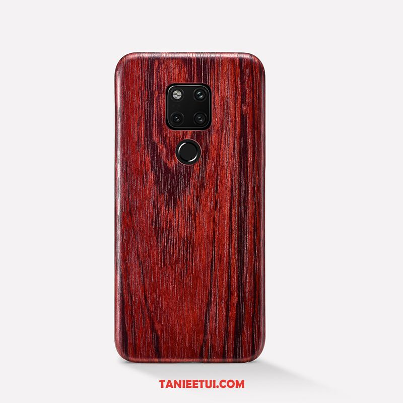 Etui Huawei Mate 20 X Cienkie Drewniany All Inclusive, Obudowa Huawei Mate 20 X Proste Osobowość Ochraniacz Braun