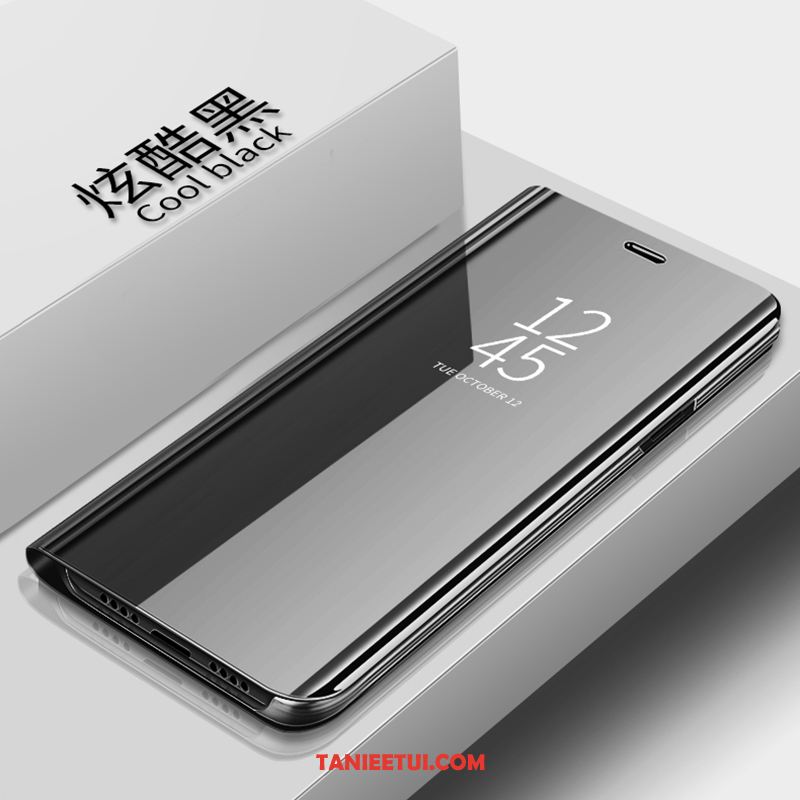 Etui Huawei Mate 20 X Lustro Telefon Komórkowy Złoto, Futerał Huawei Mate 20 X Skórzany Futerał