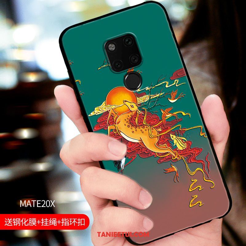 Etui Huawei Mate 20 X Miękki Cienkie Nowy, Pokrowce Huawei Mate 20 X All Inclusive Relief Telefon Komórkowy