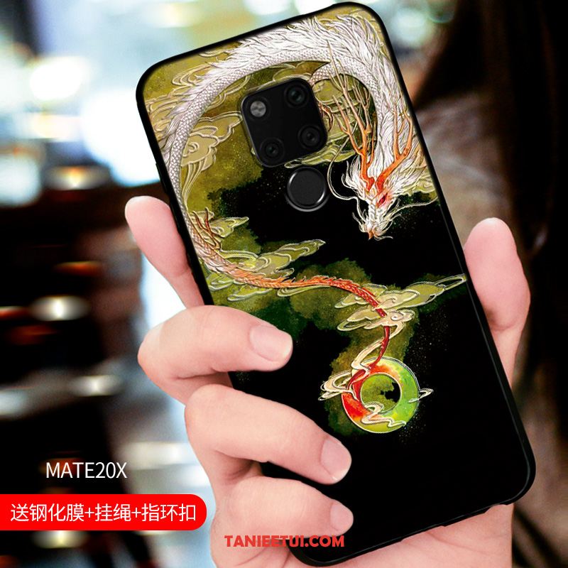 Etui Huawei Mate 20 X Miękki Cienkie Nowy, Pokrowce Huawei Mate 20 X All Inclusive Relief Telefon Komórkowy