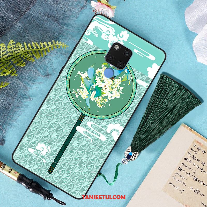 Etui Huawei Mate 20 X Miękki Wiatr Ochraniacz, Futerał Huawei Mate 20 X Zielony Kreatywne Vintage