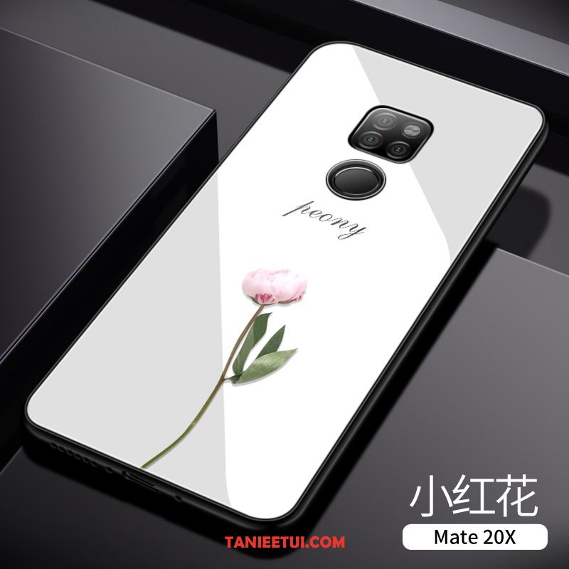 Etui Huawei Mate 20 X Zakochani Biały Telefon Komórkowy, Pokrowce Huawei Mate 20 X Szkło
