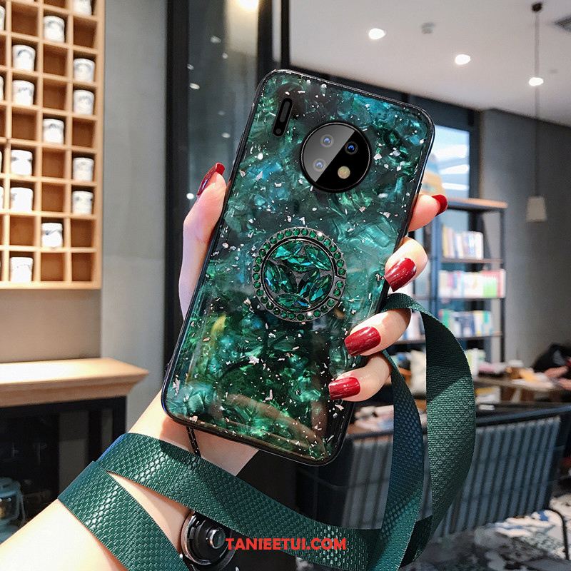 Etui Huawei Mate 30 Anti-fall Klamra Szkło Hartowane, Obudowa Huawei Mate 30 Tendencja Ring Długie