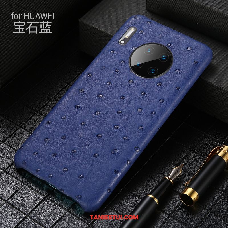 Etui Huawei Mate 30 Biznes Prawdziwa Skóra Dostosowane, Obudowa Huawei Mate 30 Torby Ochraniacz Classic