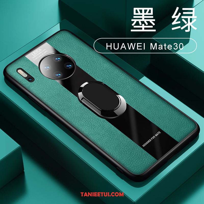 Etui Huawei Mate 30 Cienkie Anti-fall Skórzany Futerał, Obudowa Huawei Mate 30 Telefon Komórkowy Zielony Nowy