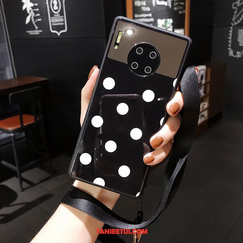 Etui Huawei Mate 30 Czerwony Proste Punkt Fali, Futerał Huawei Mate 30 Wiszące Ozdoby Moda Tendencja