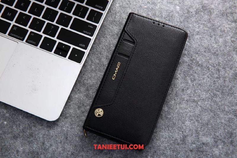 Etui Huawei Mate 30 Karta Biznes Czarny, Obudowa Huawei Mate 30 Telefon Komórkowy Anti-fall Portfel