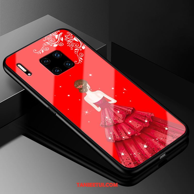 Etui Huawei Mate 30 Rs Ochraniacz Gazy Czerwony, Obudowa Huawei Mate 30 Rs Telefon Komórkowy Szkło