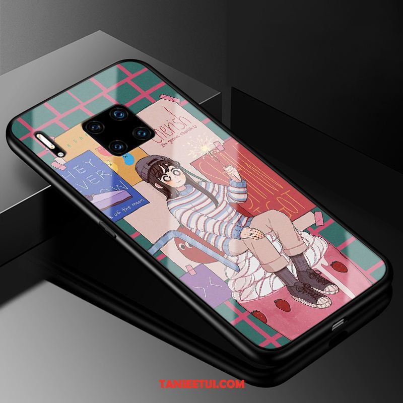 Etui Huawei Mate 30 Rs Telefon Komórkowy Czerwony Szkło, Pokrowce Huawei Mate 30 Rs Ochraniacz