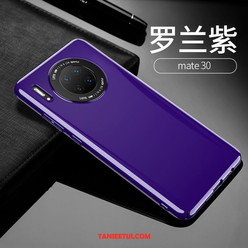 Etui Huawei Mate 30 Szkło Lustro Nowy, Obudowa Huawei Mate 30 Anti-fall Cienkie Purpurowy