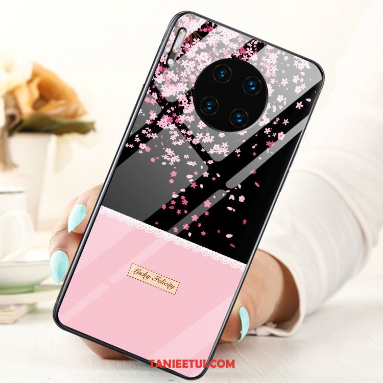 Etui Huawei Mate 30 Szkło Moda Filmy, Obudowa Huawei Mate 30 Telefon Komórkowy Ring Szkło Hartowane