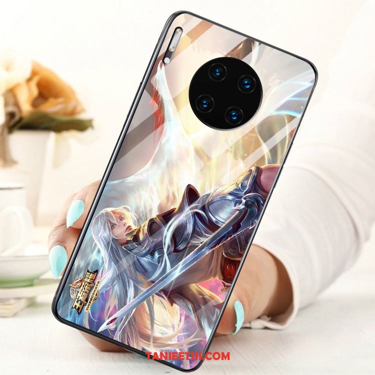 Etui Huawei Mate 30 Szkło Moda Filmy, Obudowa Huawei Mate 30 Telefon Komórkowy Ring Szkło Hartowane