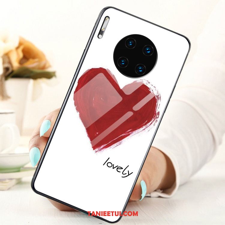 Etui Huawei Mate 30 Szkło Moda Filmy, Obudowa Huawei Mate 30 Telefon Komórkowy Ring Szkło Hartowane