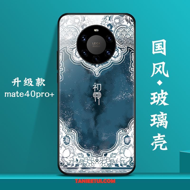 Etui Huawei Mate 40 Pro+ Nowy Szkło Czerwony Netto, Pokrowce Huawei Mate 40 Pro+ Wiatr Modna Marka Osobowość