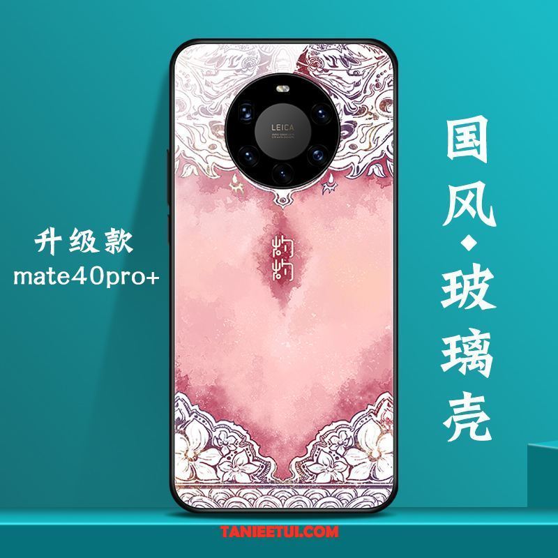 Etui Huawei Mate 40 Pro+ Nowy Szkło Czerwony Netto, Pokrowce Huawei Mate 40 Pro+ Wiatr Modna Marka Osobowość