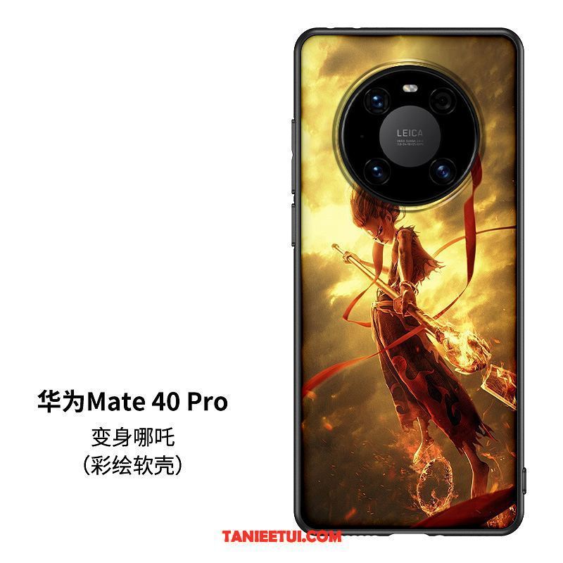 Etui Huawei Mate 40 Pro Szkło Chiński Styl Khaki, Futerał Huawei Mate 40 Pro Osobowość Telefon Komórkowy Modna Marka