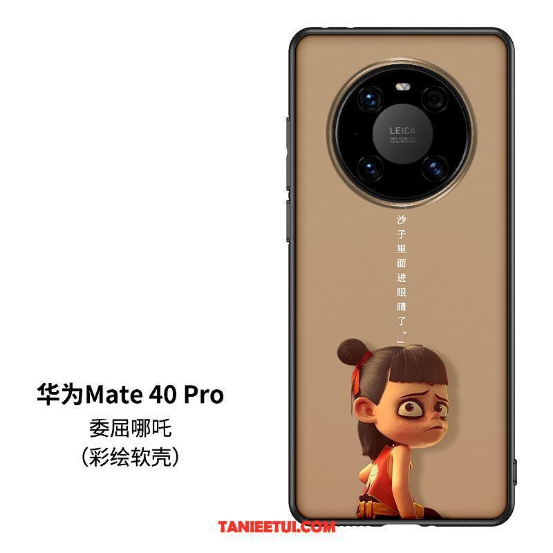 Etui Huawei Mate 40 Pro Szkło Chiński Styl Khaki, Futerał Huawei Mate 40 Pro Osobowość Telefon Komórkowy Modna Marka