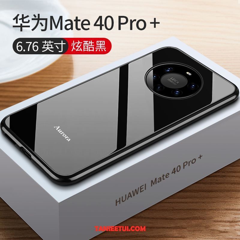 Etui Huawei Mate 40 Pro+ Szkło Telefon Komórkowy Metal, Futerał Huawei Mate 40 Pro+ Granica Nowy Cienkie