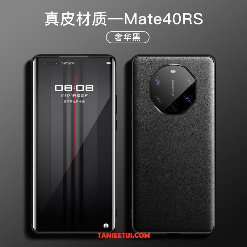 Etui Huawei Mate 40 Rs Prawdziwa Skóra Miękki Telefon Komórkowy, Obudowa Huawei Mate 40 Rs Anti-fall Cienkie Silikonowe