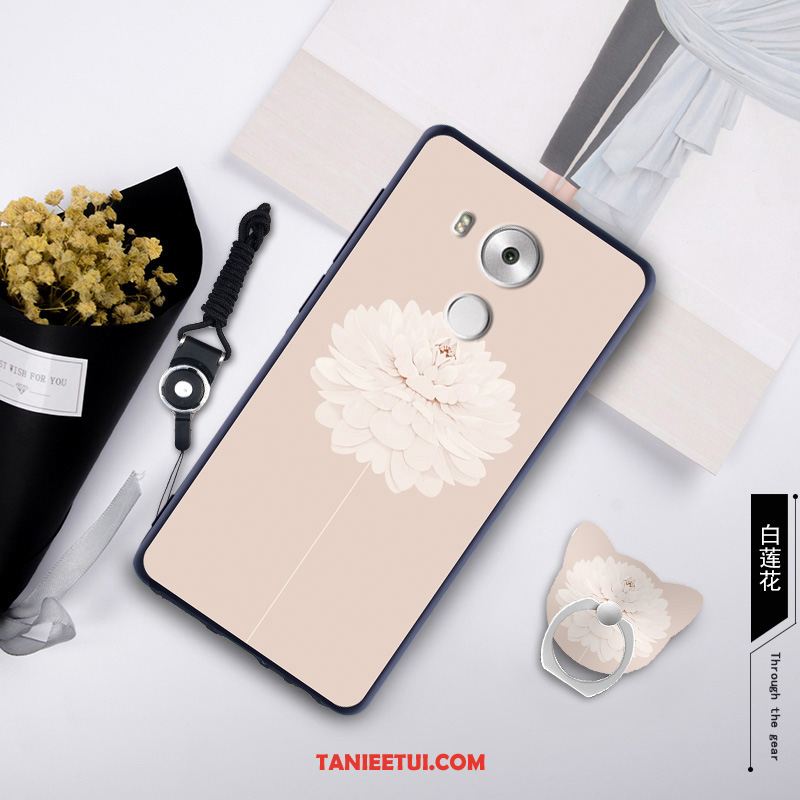 Etui Huawei Mate 8 Ring Miękki Telefon Komórkowy, Obudowa Huawei Mate 8 Wiszące Ozdoby Silikonowe Beige