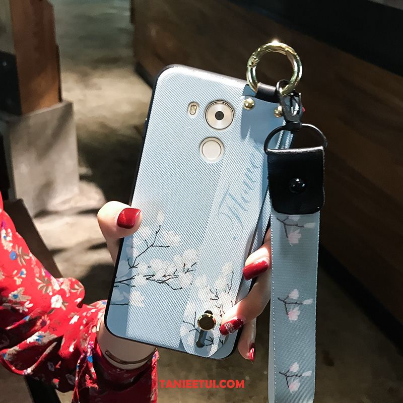 Etui Huawei Mate 8 Wiszące Ozdoby Wspornik Anti-fall, Obudowa Huawei Mate 8 All Inclusive Silikonowe Niebieski