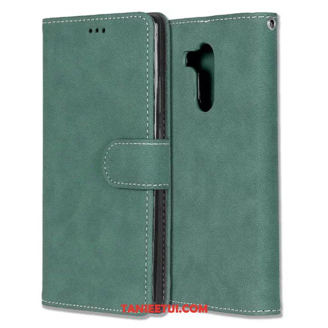 Etui Huawei Mate 8 Zielony Wspornik Klapa, Obudowa Huawei Mate 8 All Inclusive Nubuku Miękki Beige