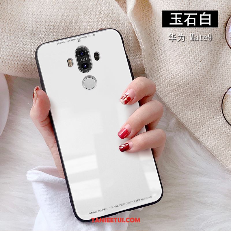 Etui Huawei Mate 9 Jednolity Kolor Telefon Komórkowy Ochraniacz, Futerał Huawei Mate 9 Szkło Tendencja Biały