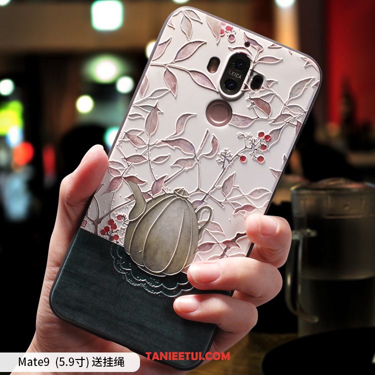 Etui Huawei Mate 9 Miękki Różowe Telefon Komórkowy, Pokrowce Huawei Mate 9 Relief