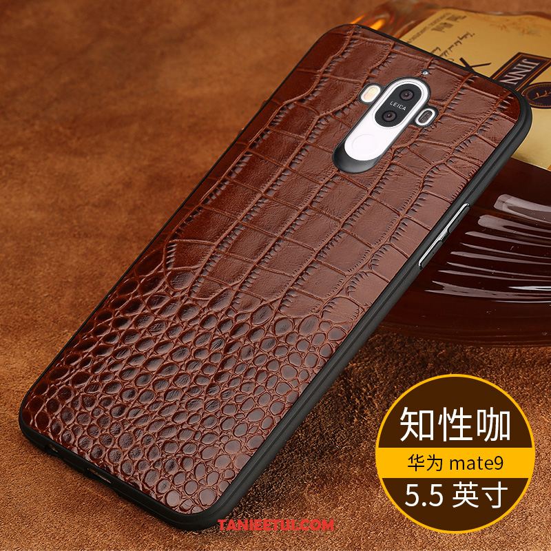 Etui Huawei Mate 9 Ochraniacz Wspornik Filmy, Obudowa Huawei Mate 9 Vintage Telefon Komórkowy Braun