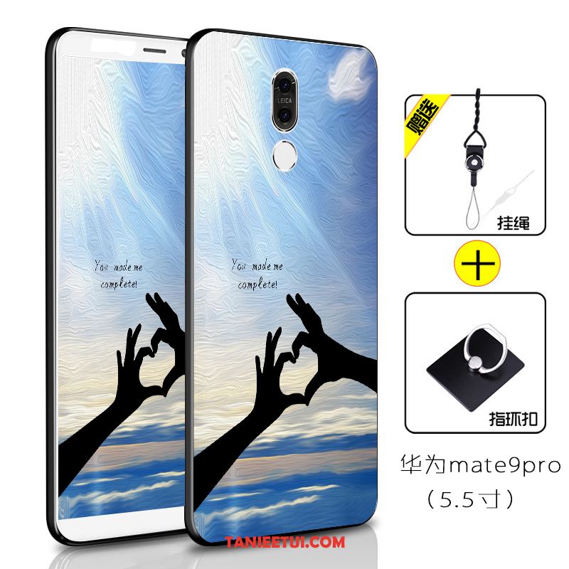 Etui Huawei Mate 9 Pro Kreatywne Osobowość Zakochani, Futerał Huawei Mate 9 Pro Nubuku Cienka Dostosowane