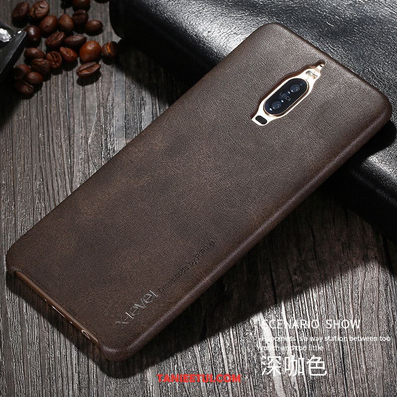 Etui Huawei Mate 9 Pro Ochraniacz Czarny Cienkie, Obudowa Huawei Mate 9 Pro Tendencja Anti-fall Skórzany Futerał