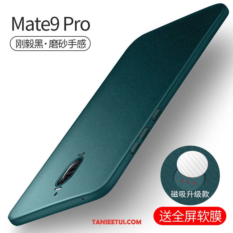 Etui Huawei Mate 9 Pro Osobowość Nubuku Trudno, Futerał Huawei Mate 9 Pro Magnetyzm Czerwony Anti-fall