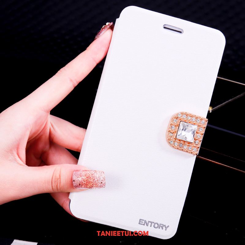 Etui Huawei Mate 9 Rhinestone Skórzany Futerał Tendencja, Obudowa Huawei Mate 9 Biały Ochraniacz Telefon Komórkowy