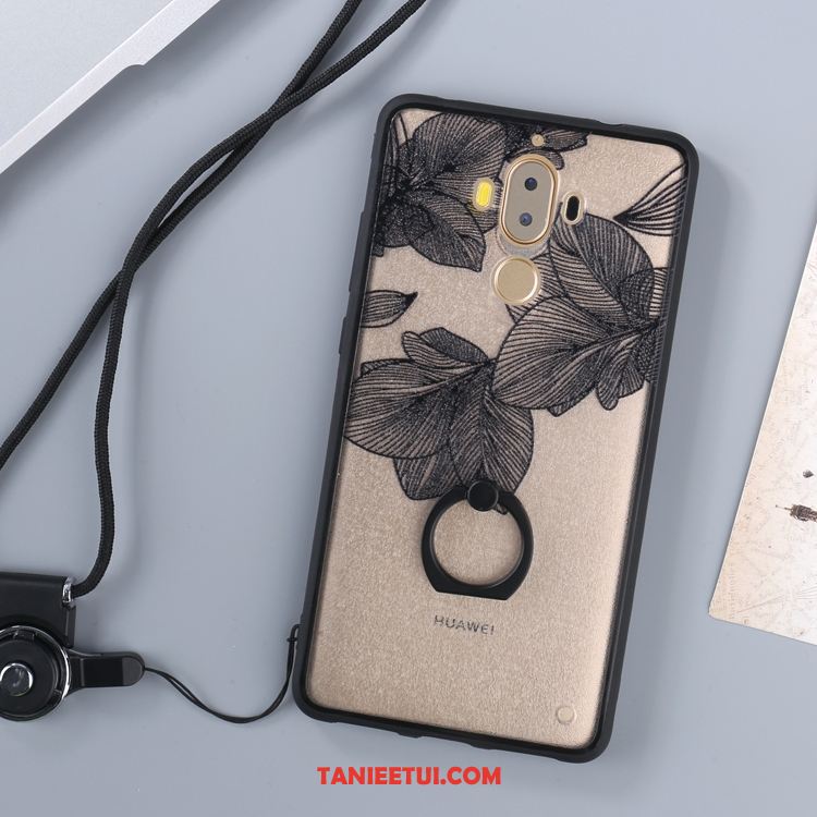 Etui Huawei Mate 9 Ring Szary Wisząca Szyja, Obudowa Huawei Mate 9 Telefon Komórkowy Wiszące Ozdoby Ochraniacz